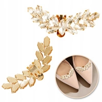 ECARLA klipsy do butów z kryształkami, cyrkoniami KDB47 2szt