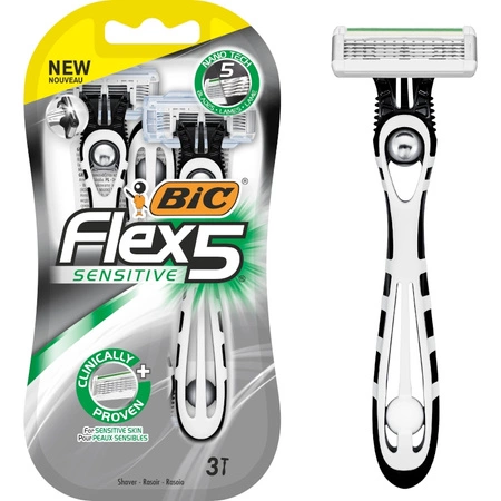 BIC Flex 5 Sensitive maszynka do golenia jednorazowa 3szt