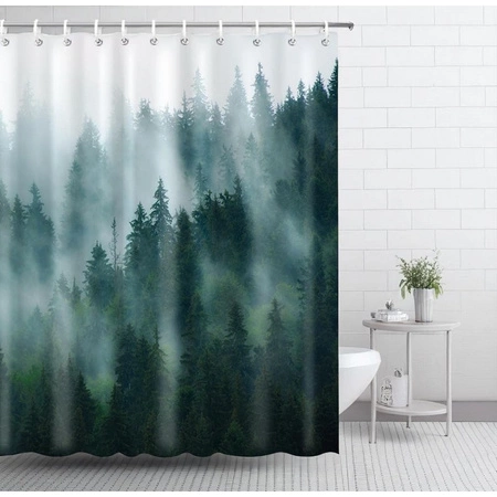 ECARLA zasłona prysznicowa łazienkowa 180x200cm 3D ZPR21