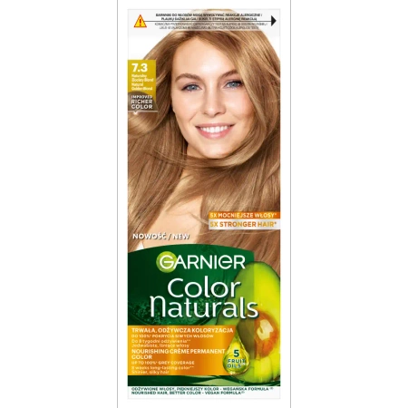 GARNIER Color Naturals Creme farba do włosów 7.3 Nauralny Złocisty Blond