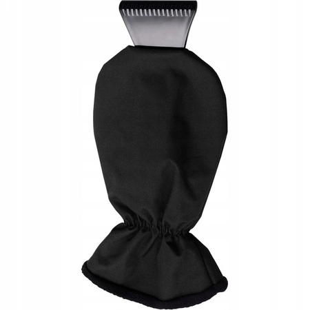 ECARLA skrobaczka do szyb z rękawiczką Czarna SKROB06CZ