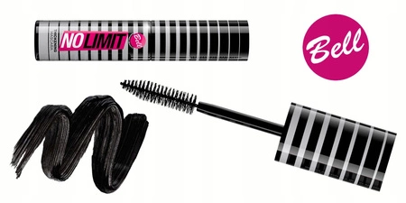 BELL No Limit tusz do rzęs pogrubiający Czarny 10g