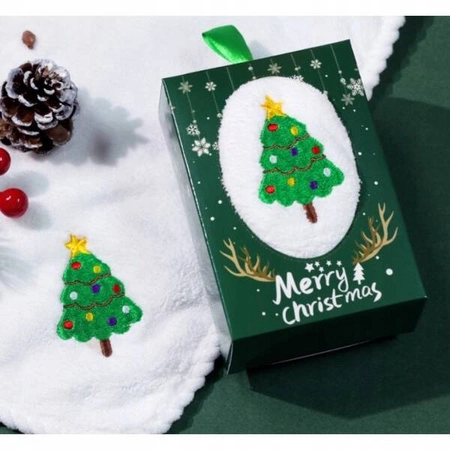 ECARLA ręcznik świąteczny w opakowaniu 35x35cm Choinka REC59WZ2