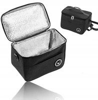 ECARLA torba termiczna piknikowa Lunch Box 29x20x21cm Czarna KP04CZ