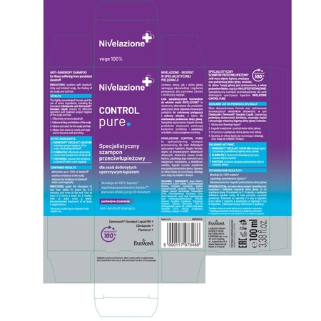 FARMONA Nivelazione Control Pure specjalistyczny szampon przeciwłupieżowy 100ml