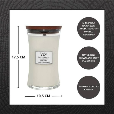 WOODWICK PlusWick duża świeca w słoiku SOLAR YLANG 609,5g