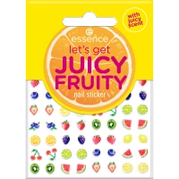 ESSENCE Let's Get Juicy Fruity naklejki na paznokcie Nail Sticker 56szt