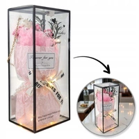 ECARLA Flower Box bukiet zapachowych kwiatów mydlanych w pudełku LED BUK20