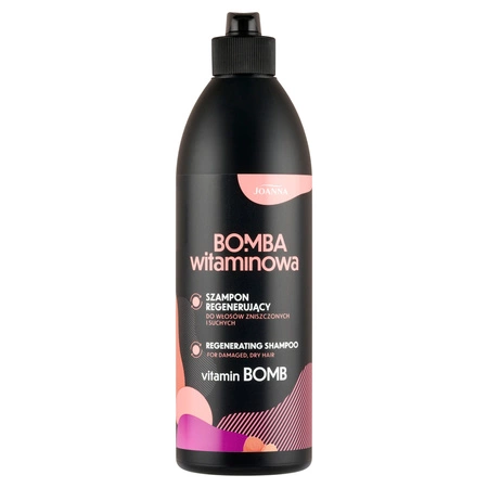 JOANNA Bomba Witaminowa regenerujący szampon do włosów zniszczonych 500ml