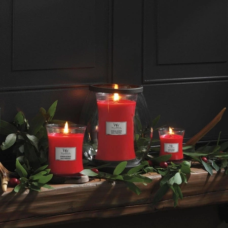 WOODWICK Pluswick duża świeca w słoiku CRIMSON BERRIES 609,5g