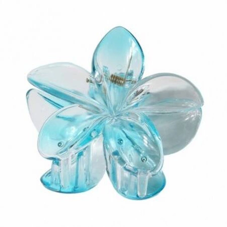 ECARLA spinka-klamra do włosów kwiat Moana Ombre niebieski P321