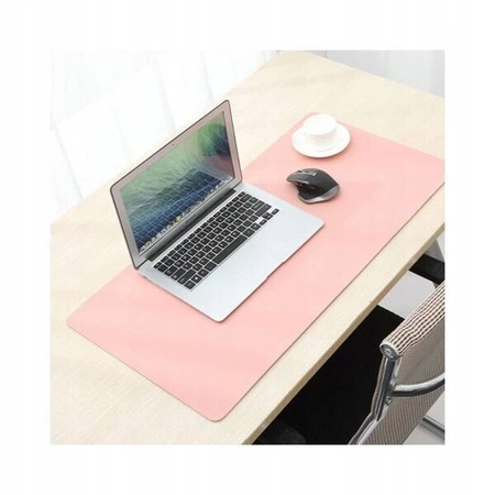 ECARLA podkładka na biurko dwustronna 50x80cm Różowo Kremowa MP47WZ3
