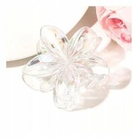 ECARLA spinka-klamra do włosów kwiat Moana opalizująca Biała SP317B