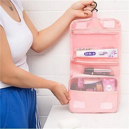 ECARLA kosmetyczka rozkładana Flamingi KS25FLAM