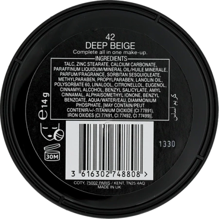 MAX FACTOR Creme Puff puder do twarzy prasowany 42 Deep Beige 14g