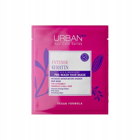 URBAN CARE Intense Keratin maska do włosów przed myciem regererująca 50ml 