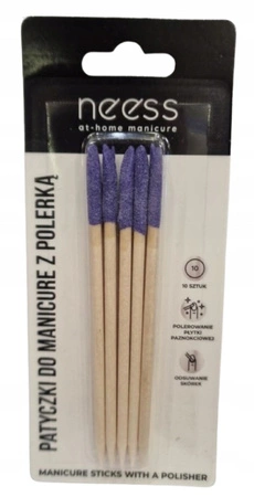 NEESS patyczki do manicure z nasypem piaskowym 114 mm 4827 10szt