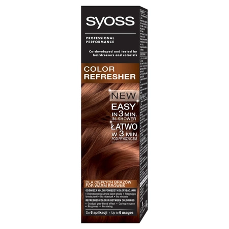 SYOSS Color Refresher pianka Ciepłe Brązy 75ml