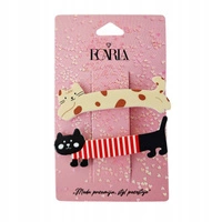 ECARLA zestaw spinek do włosów 2szt Kotki SP395