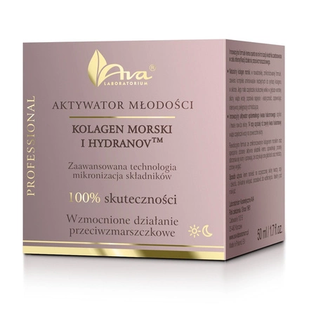 AVA Aktywator Młodości krem Kolagen morski i Hydranov 50ml