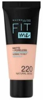 MAYBELLINE Fit Me Matte+Poreless podkład matujący 220 Natural Beige 30ml