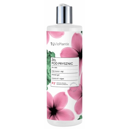 VIS PLANTIS Herbal Vital Care żel pod prysznic Olej Monoi + Algi 400ml