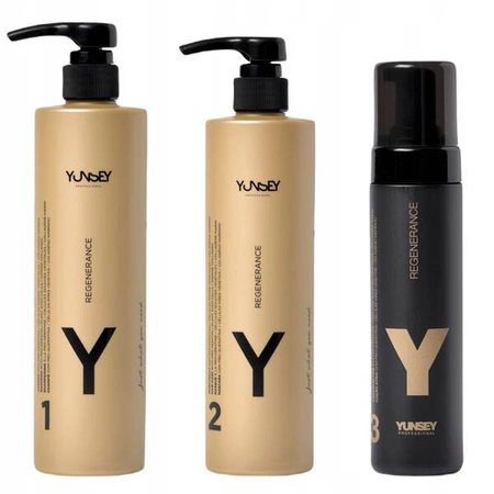 YUNSEI Regenerance szampon do włosów regenerujący z Pro Keratyną Etap 1 500ml