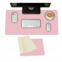 ECARLA podkładka na biurko dwustronna 50x80cm Różowo Kremowa MP47WZ3