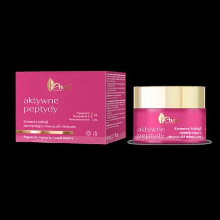 AVA Aktywne Peptydy kremowy koktajl zmniejszający zmarszczki mimiczne 50ml