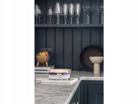 WOODWICK Hearthwick Trilogy świeca w słoiku elipsa EVENING LUXE 453g