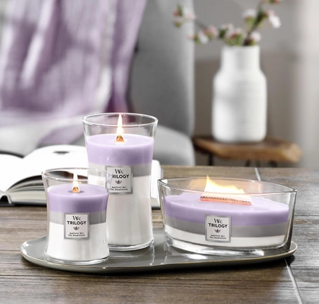 WOODWICK Trilogy Duża świeca w słoiku AMETHYST SKY 610g