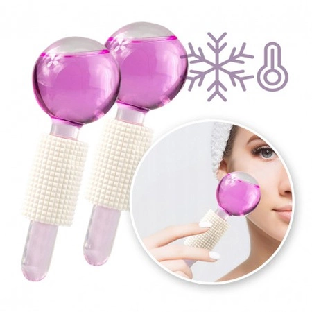 ECARLA Roller kule do masazu twarzy z efektem chłodzenia ROL03 2szt