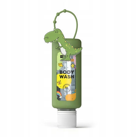 HISKIN Kids Body Wash płyn do kąpieli i mycia ciała Travel Size Dinozaur 75ml