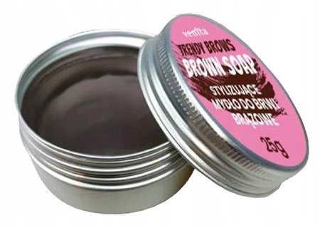 VENITA Trendy Brows mydełko do stylizacji brwi Brązowe 25g TERMIN 09-2025