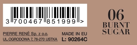 PIERRE RENE Cover Matte płynna matowa pomadka do ust 08 06 Burnt Sugar 5ml