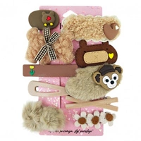 ECARLA spinki-wsuwki do włosów 10w1 Puchate Brąz SP408