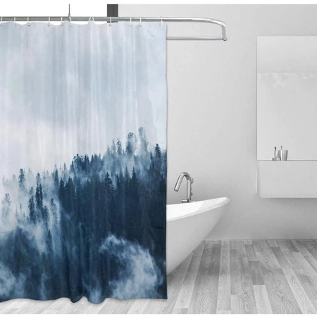 ECARLA zasłona prysznicowa łazienkowa 180x200cm 3D ZPR22