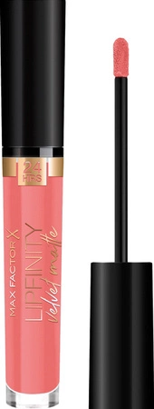 MAX FACTOR Lipfinity Velvet Matte pomadka w płynie 030 Cool Coral 3,5g 