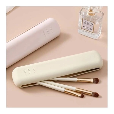 ECARLA silikonowe etui na pędzle do makijażu 20cm Pudrowy róż PZ44WZ2