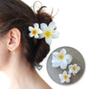 ECARLA zestaw spinek-klamer do włosów Kwiat XL +2 mini Biały SP391