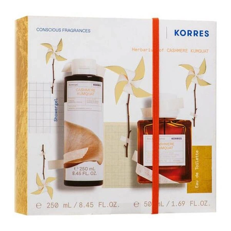 KORRES Cashmere Kumquat zestaw żel pod prysznic + edt Conscious Fragrances