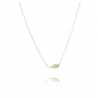 ECARLA naszyjnik ze stali szlachetnej pozłacanej NST1614