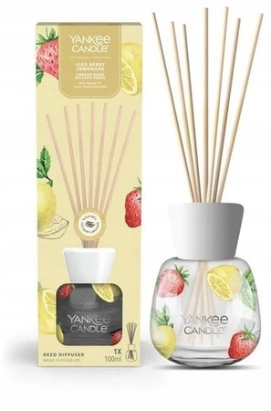 YANKEE CANDLE Reed Diffuser pałeczki zapachowe ICED BERRY LEMONADE 100ml