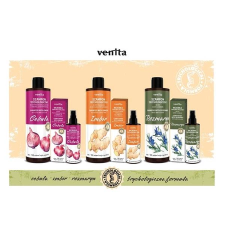 VENITA Trichological trychologiczny szampon do włosów Imbir 300ml