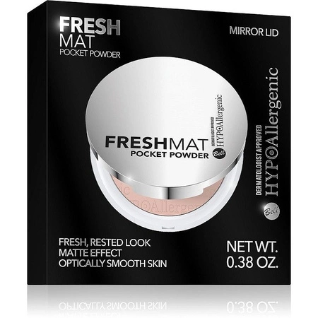 BELL HYPOALLERGENIC Fresh Mat Pocket Podwer puder matujący 01 Alabaster 11g
