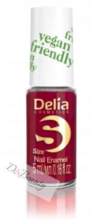 DELIA Vegan Friendly Size S lakier do paznokci 214 Lady In Red 5ml