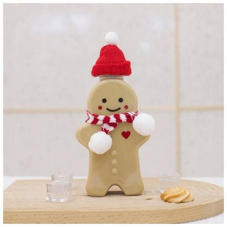 ECARLA butelka świąteczna 350ml Piernik z szalikiem BD37