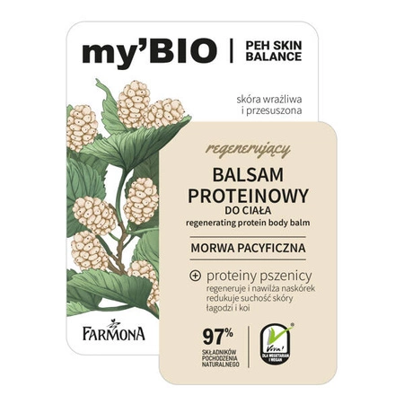 FARMONA my BIO regenerujący żel pod prysznic proteinowy Morwa pacyficzna 500ml