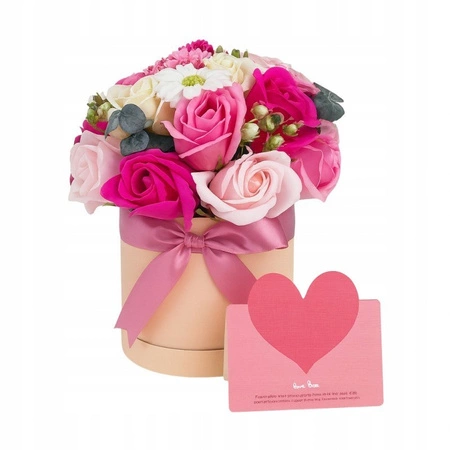 ECARLA Flower Box bukiet zapachowych kwiatów 16х16x23cm BUK23