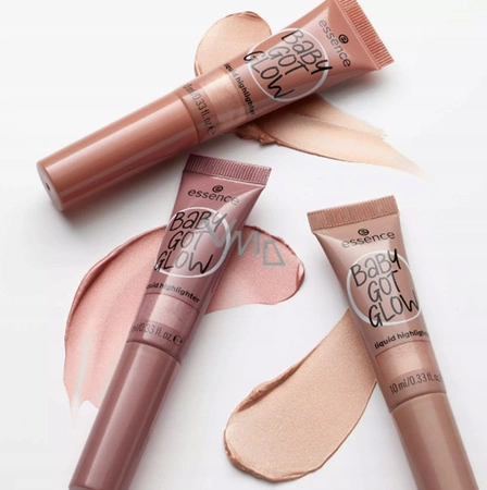 ESSENCE Baby Got Glow rozświetlacz do twarzy w płynie 20 Rose & Shine 10ml